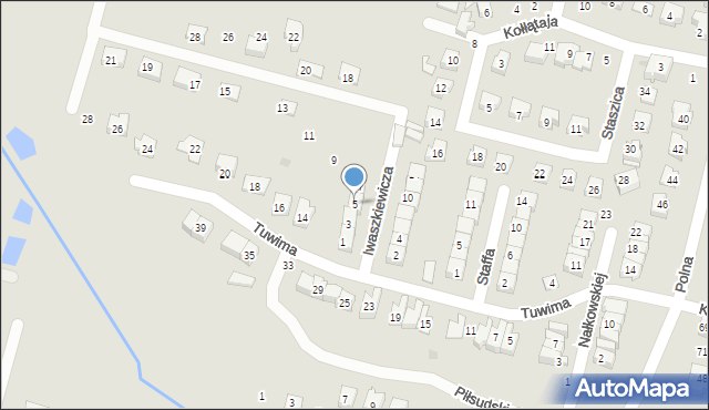 Maków Mazowiecki, Iwaszkiewicza Jarosława, 5, mapa Maków Mazowiecki