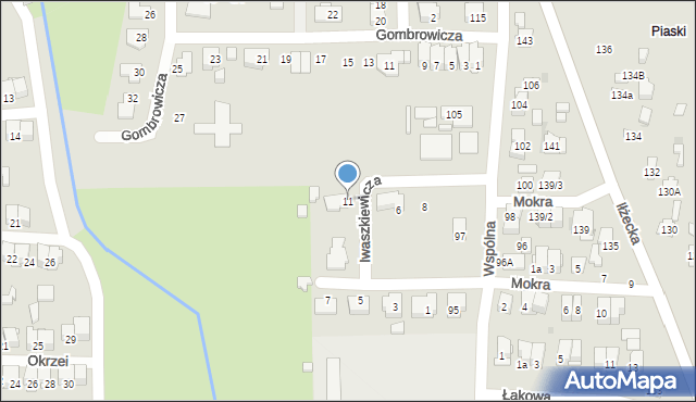 Ostrowiec Świętokrzyski, Iwaszkiewicza Jarosława, 11, mapa Ostrowiec Świętokrzyski