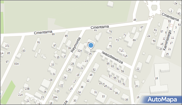 Siedlce, Iwaszkiewicza Jarosława, 27, mapa Siedlce