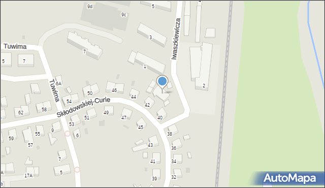 Starogard Gdański, Iwaszkiewicza Jarosława, 1a, mapa Starogard Gdański