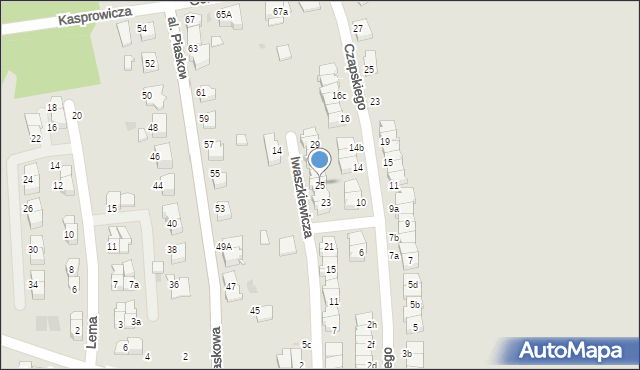 Tarnów, Iwaszkiewicza Jarosława, 25, mapa Tarnów