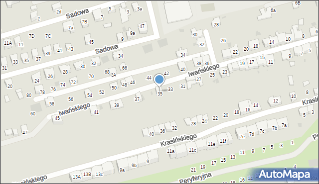 Wadowice, Iwańskiego Jana, 35, mapa Wadowice