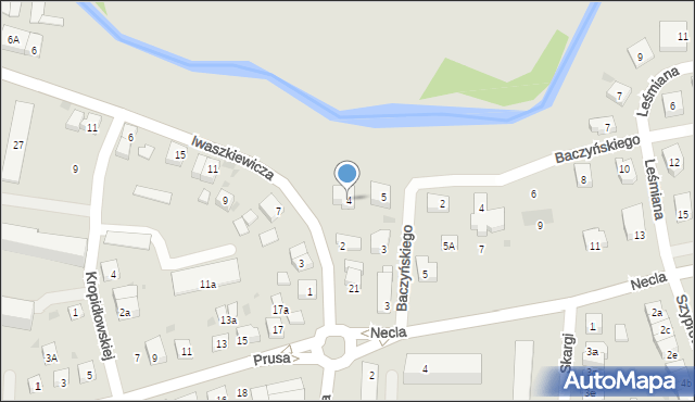 Wejherowo, Iwaszkiewicza Jarosława, 4, mapa Wejherowo