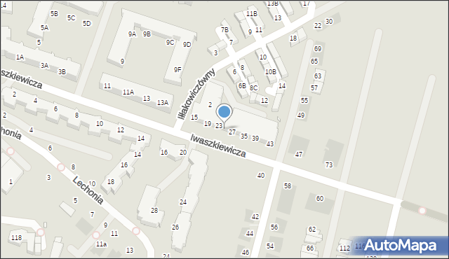 Wrocław, Iwaszkiewicza Jarosława, 25, mapa Wrocławia