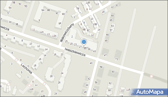 Wrocław, Iwaszkiewicza Jarosława, 33, mapa Wrocławia