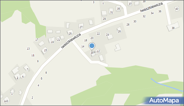 Zakliczyn, Iwaszkiewicza Wacława, 10, mapa Zakliczyn