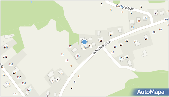 Zakliczyn, Iwaszkiewicza Wacława, 19, mapa Zakliczyn