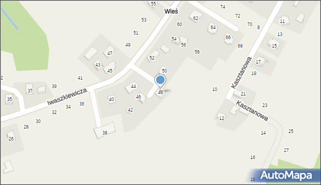 Zakliczyn, Iwaszkiewicza Wacława, 48, mapa Zakliczyn