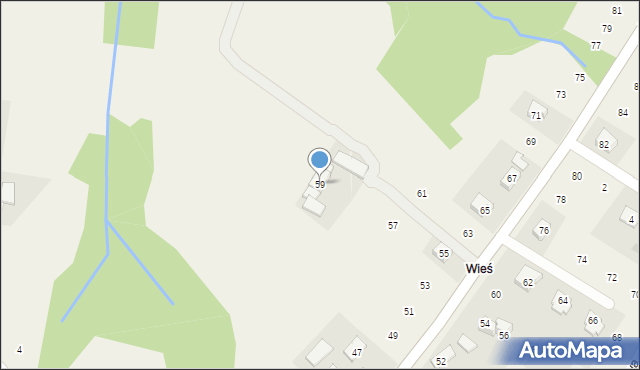 Zakliczyn, Iwaszkiewicza Wacława, 59, mapa Zakliczyn