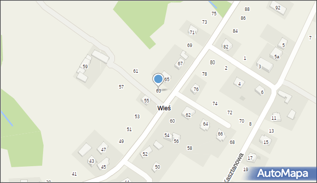 Zakliczyn, Iwaszkiewicza Wacława, 63, mapa Zakliczyn