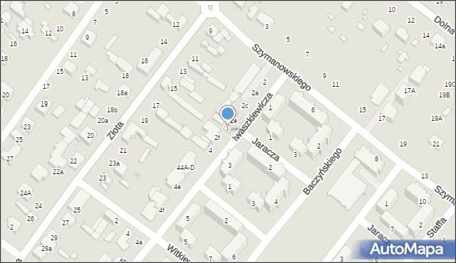 Zduńska Wola, Iwaszkiewicza Jarosława, 2g, mapa Zduńska Wola