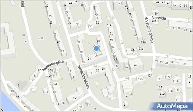 Zgorzelec, Iwaszkiewicza Jarosława, 22, mapa Zgorzelec