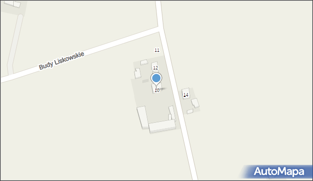 Ciepielew, Izerów, 10, mapa Ciepielew