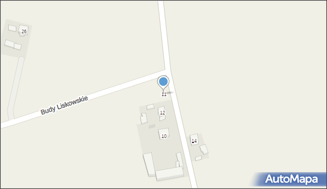 Ciepielew, Izerów, 11, mapa Ciepielew