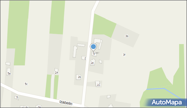 Izabelin, Izabelin, 3, mapa Izabelin