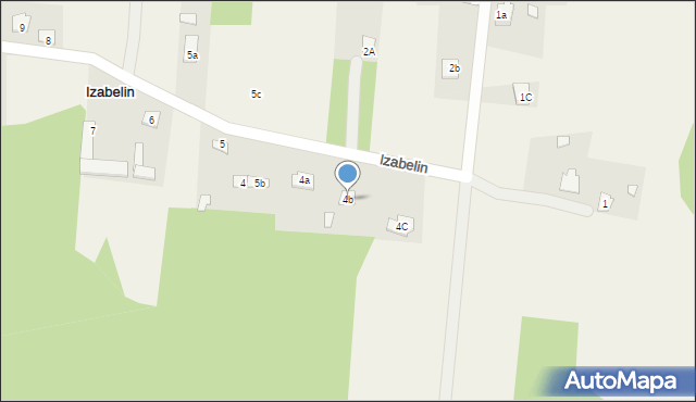 Izabelin, Izabelin, 4b, mapa Izabelin