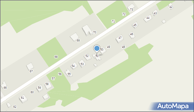 Izabelów Mały, Izabelów Mały, 51, mapa Izabelów Mały