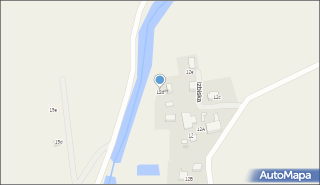 Izbiska, Izbiska, 12d, mapa Izbiska