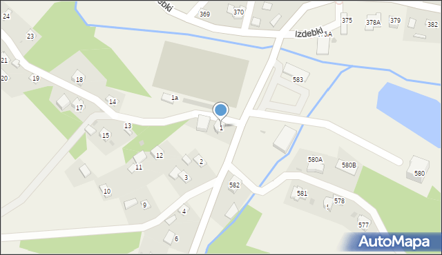 Izdebki, Izdebki, 1, mapa Izdebki