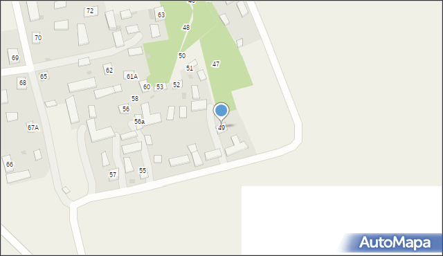 Izdebno, Izdebno, 49, mapa Izdebno
