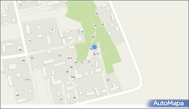 Izdebno, Izdebno, 51, mapa Izdebno