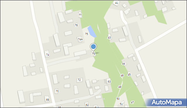 Izdebno, Izdebno, 73, mapa Izdebno