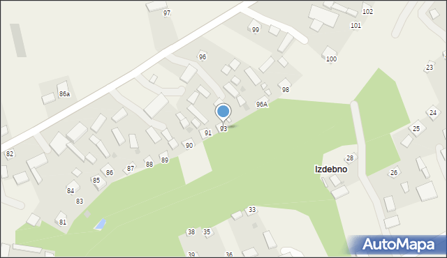 Izdebno, Izdebno, 93, mapa Izdebno