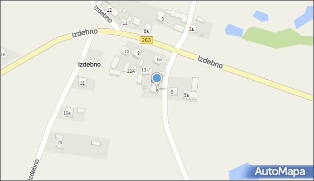 Izdebno, Izdebno, 6, mapa Izdebno