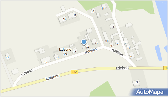 Izdebno, Izdebno, 12a, mapa Izdebno