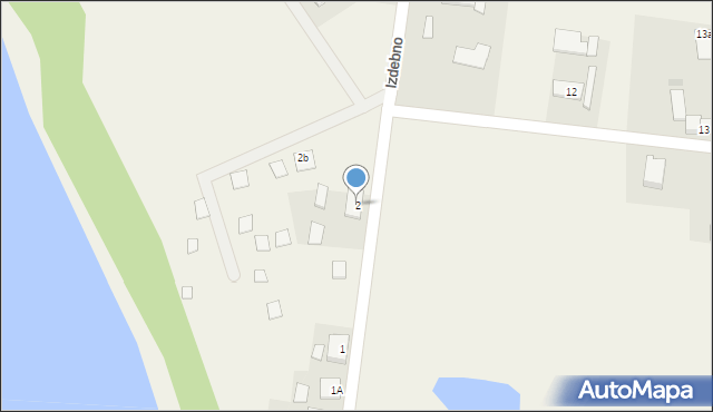 Izdebno, Izdebno, 2, mapa Izdebno