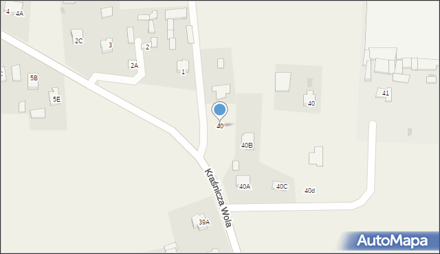 Izdebno Nowe, Izdebno Nowe, 40, mapa Izdebno Nowe