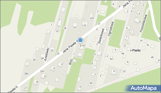 Adampol, Jana Pawła II, 7, mapa Adampol