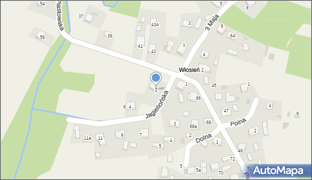 Babice, Jagiellońska, 2, mapa Babice