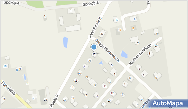 Bądkowo Kościelne, Jana Pawła II, 37, mapa Bądkowo Kościelne