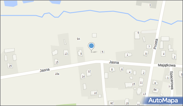 Barcząca, Jasna, 7, mapa Barcząca