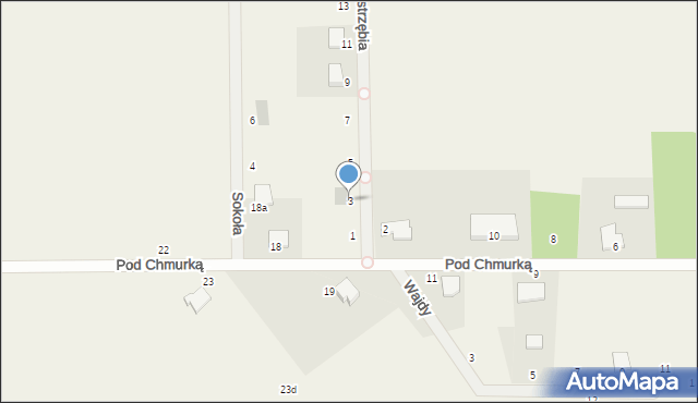 Barniewice, Jastrzębia, 3, mapa Barniewice