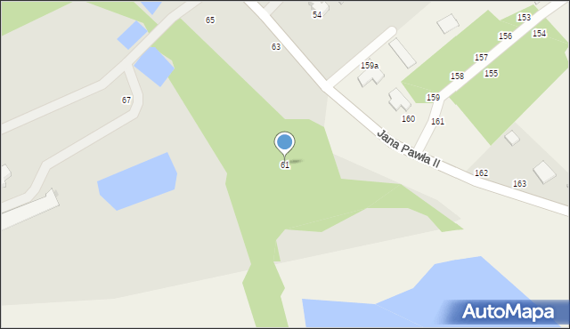 Biała Rawska, Jana Pawła II, 61, mapa Biała Rawska