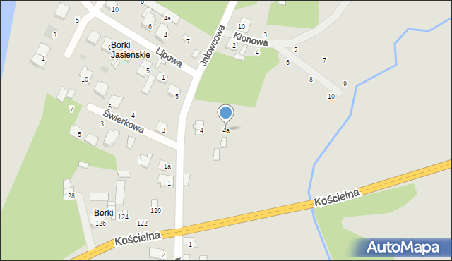 Białobrzegi, Jałowcowa, 4a, mapa Białobrzegi