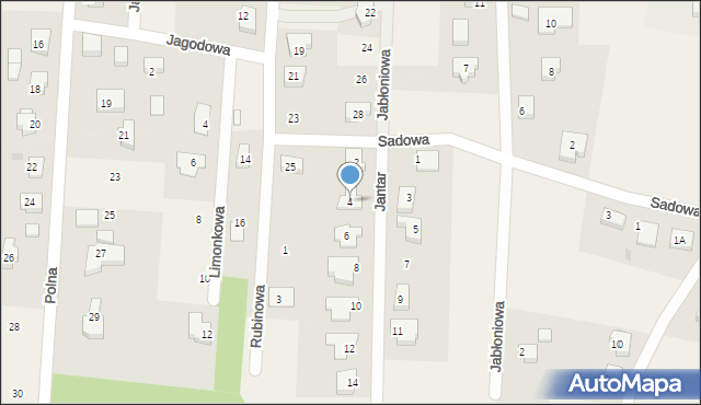 Bielkówko, Jantar, 4, mapa Bielkówko