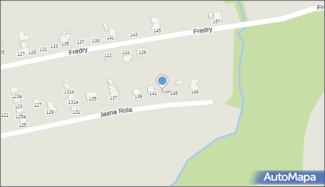 Bielsko-Biała, Jasna Rola, 143, mapa Bielsko-Białej