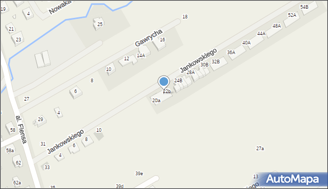 Biernatki, Jankowskiego Stanisława, 22a, mapa Biernatki