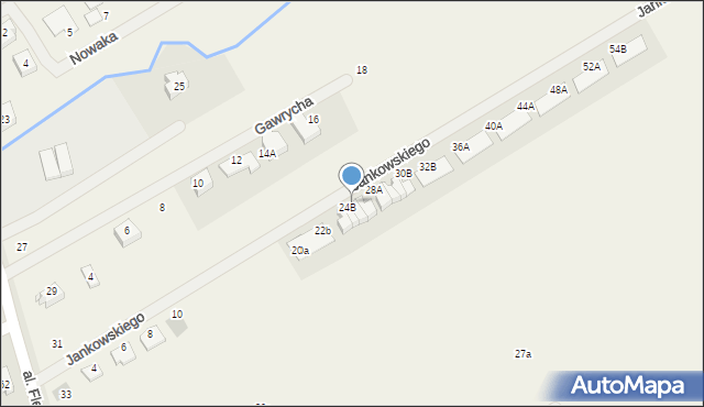 Biernatki, Jankowskiego Stanisława, 26A, mapa Biernatki