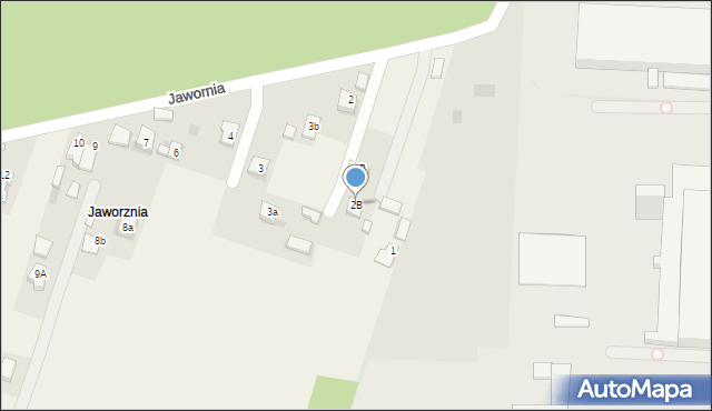 Bilcza, Jawornia, 2B, mapa Bilcza