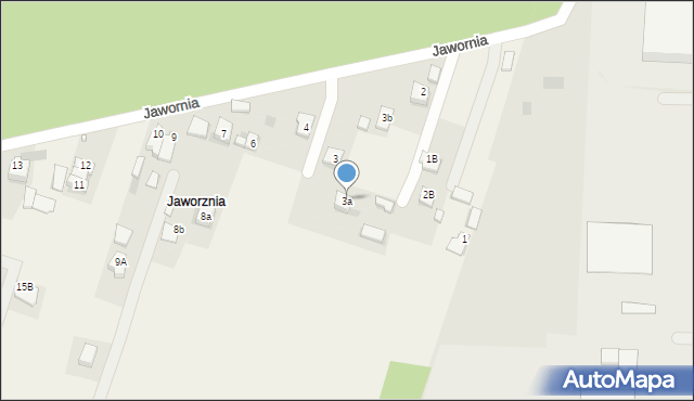 Bilcza, Jawornia, 3a, mapa Bilcza