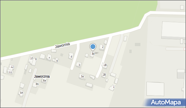 Bilcza, Jawornia, 3b, mapa Bilcza