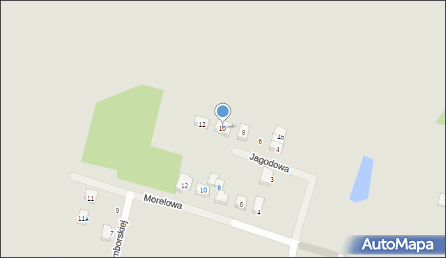 Biłgoraj, Jagodowa, 10, mapa Biłgoraj