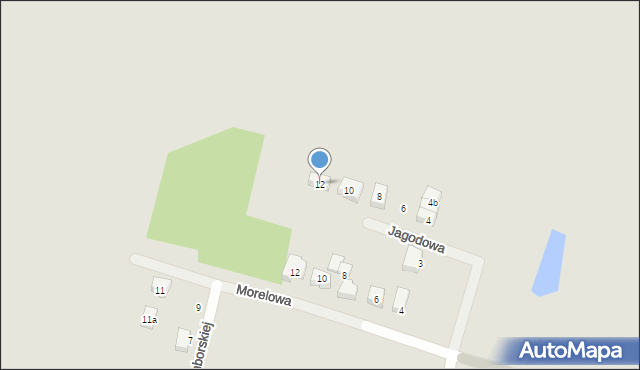 Biłgoraj, Jagodowa, 12, mapa Biłgoraj