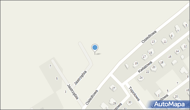 Bogatka, Jastrzębia, 8, mapa Bogatka