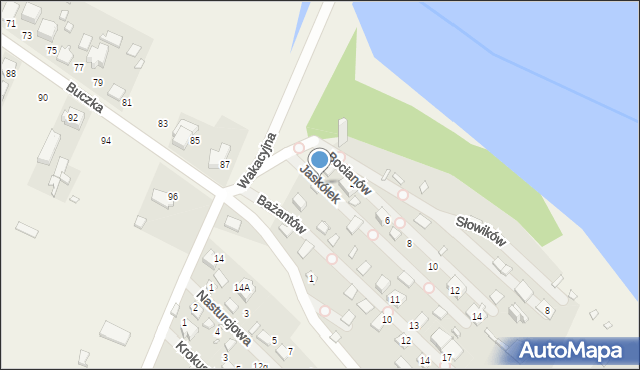 Boguchwałowice, Jaskółek, 2, mapa Boguchwałowice