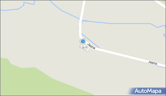 Boguszów-Gorce, Jasna, 10, mapa Boguszów-Gorce